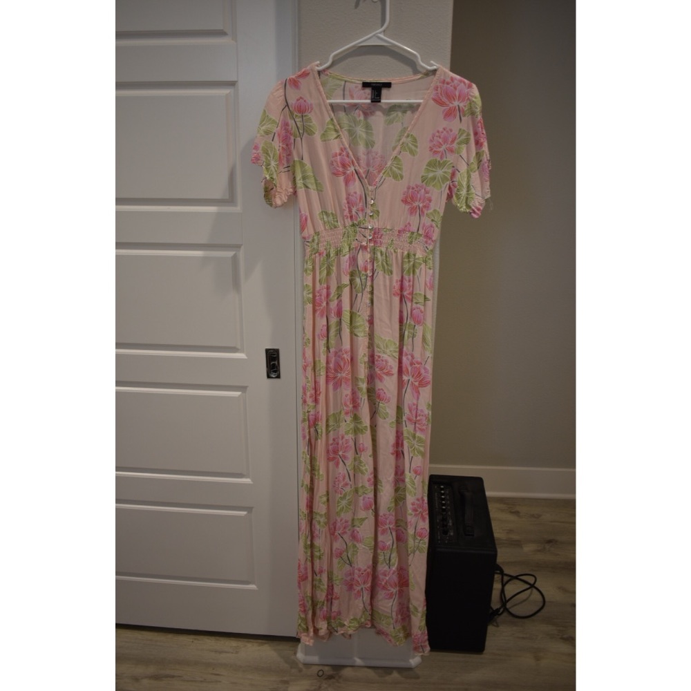 floral maxi dress